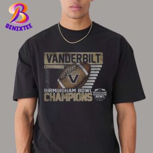 Vanderbilt Commodores Champions 2024 Birmingham Bowl NCAA College Football Unisex T-Shirt