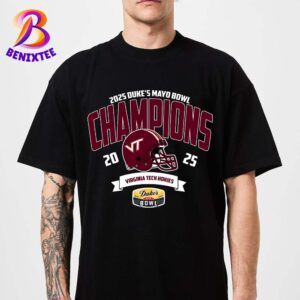 Virginia Tech Hokies Football Champions 2025 Dukes Mayo Bowl NCAA College Football Unisex T-Shirt