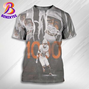 Congrats Tre Wisner Team Texas Longhorns Reaches In The 1000 Yards 2024 Season All Over Print Shirt