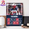 DC Defenders Football 2025 Schedule List Regular Season Home Decor Poster Canvas