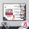 2025 Rose Bowl Champions Ohio State Buckeyes Football NCAA College Football Home Decor Poster Canvas