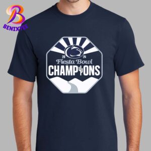 Official Logo For Penn State Nittany Lions Football Champions 2024 Vrbo Fiesta Bowl NCAA College Football Vintage T-Shirt