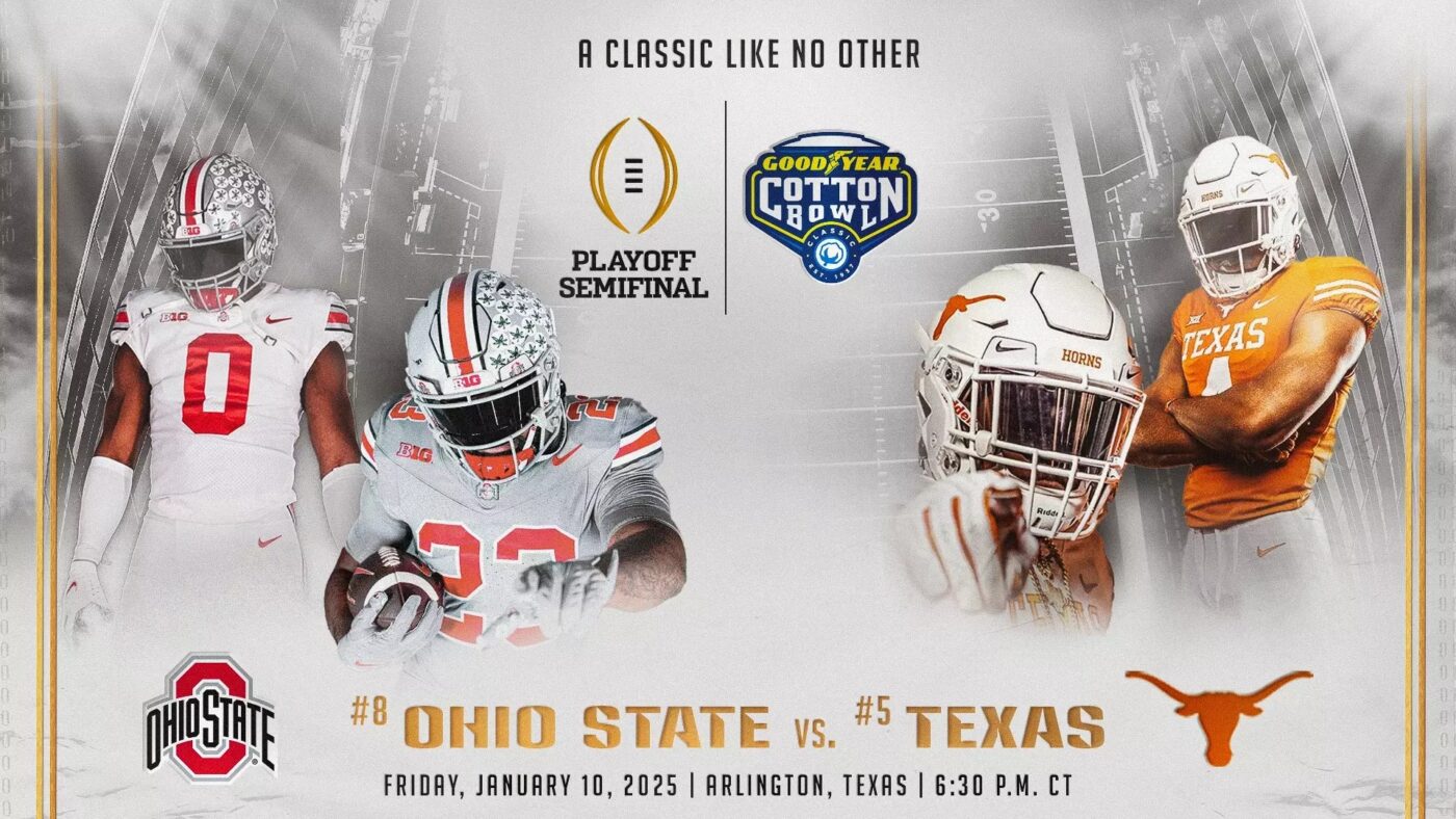 Ohio State Buckeyes vs Texas Longhorns 2025 Goodyear Cotton Bowl Classic Game Preview & Analysis