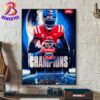 St Louis Battlehawks Football 2025 Schedule List Regular Season Home Decor Poster Canvas