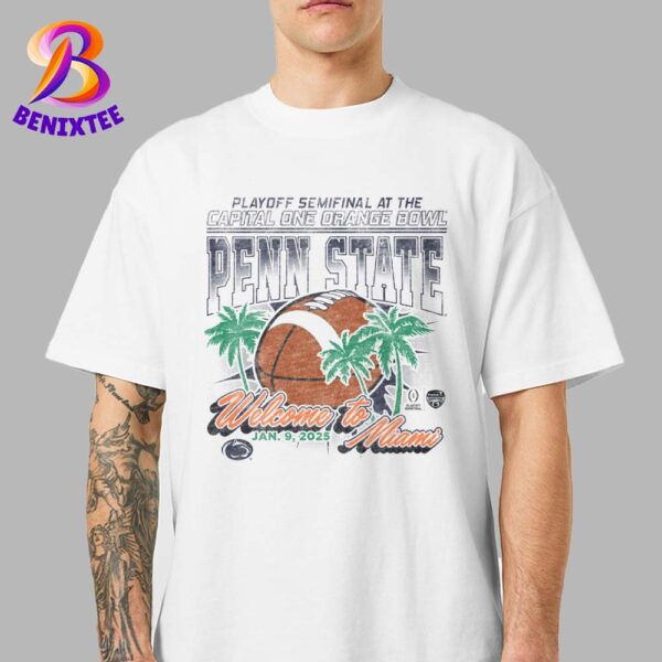 Penn State Nittany Lions Football College Football Playoff 2025 Capital One Orange Bowl Bound Classic T-Shirt