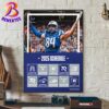 San Antonio Brahmas Football 2025 Schedule List Regular Season Home Decor Poster Canvas