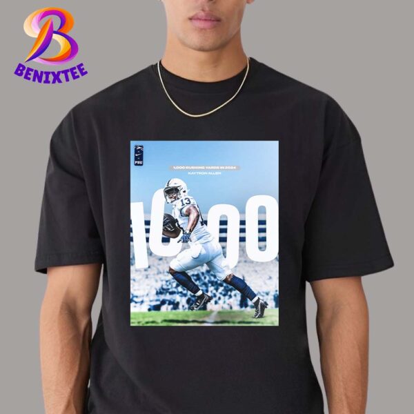 Welcome Kaytron Allen To The 1000 Rushing Yards In 2024 Club Unisex T-Shirt